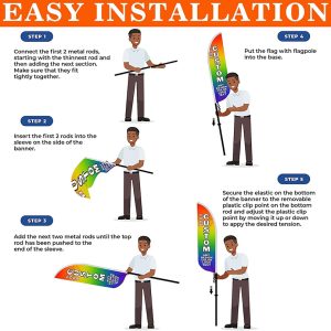 Custom Feather Flags for Business Outside — изображение 5