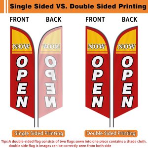 Personalized Feather Banner Flags with Logo Text — изображение 4