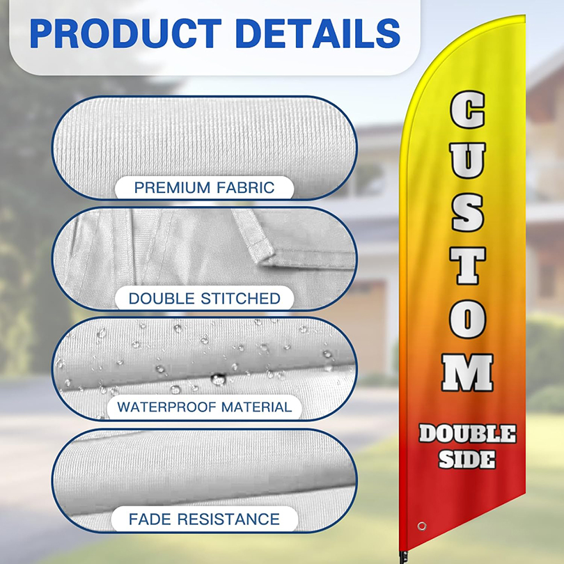 Custom Advertising Feather Flag — изображение 2