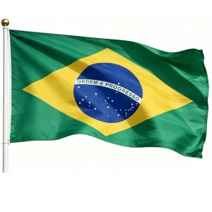 Brazil Flag 3×5 Ft Printed