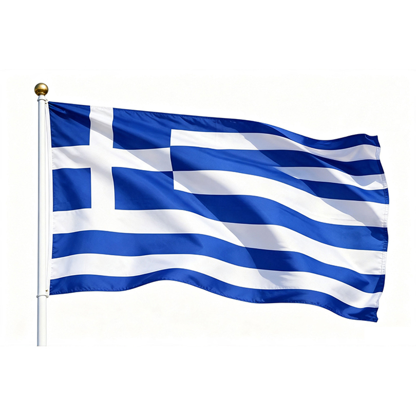 Greece Flag 3×5 Ft Printed