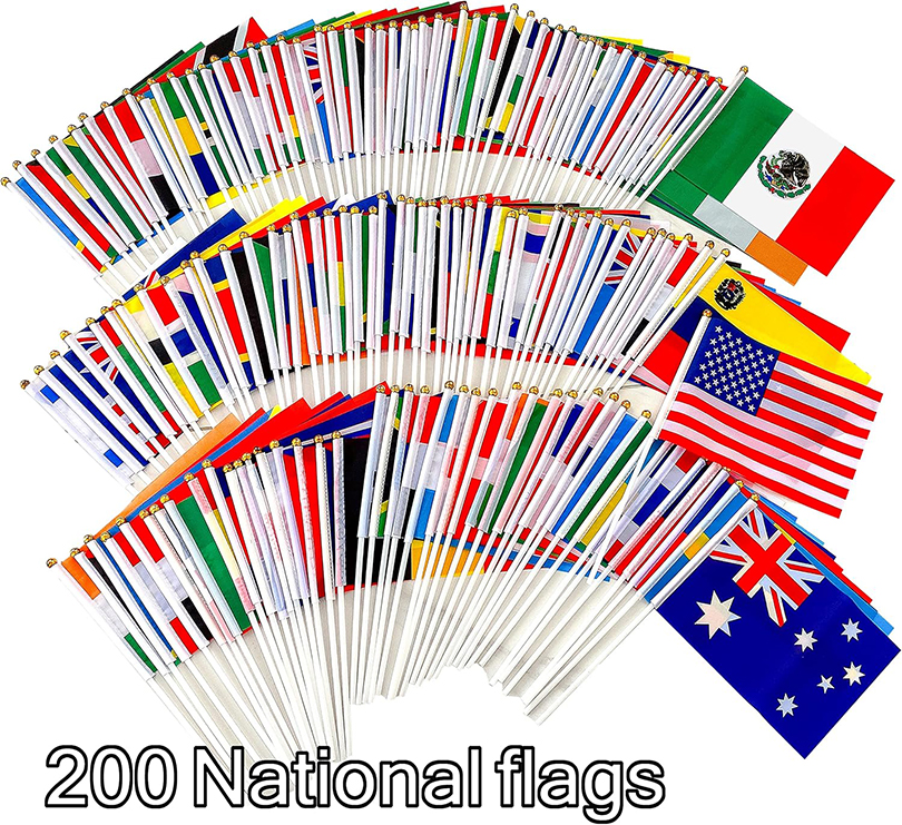 Small Mini Hand Held Stick Flag — изображение 4