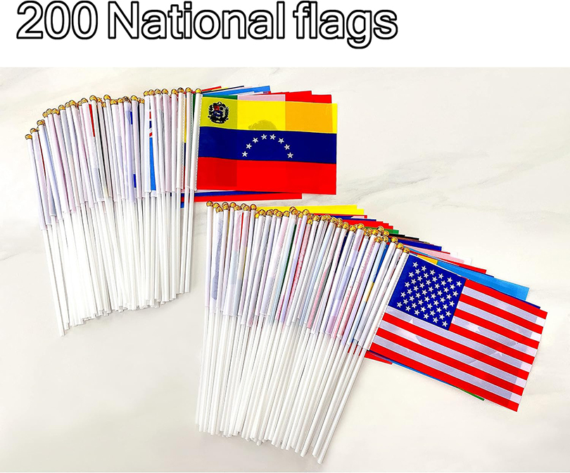 Small Mini Hand Held Stick Flag — изображение 2