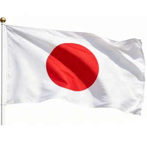 Japan Flag 3×5 Ft Printed