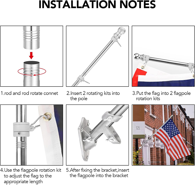 Flag Pole for Outside House — изображение 4