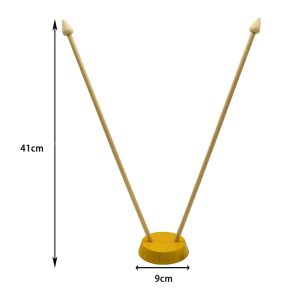 Wood Desk Flag Pole with Base — изображение 3