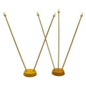 Wood Desk Flag Pole with Base — изображение 4